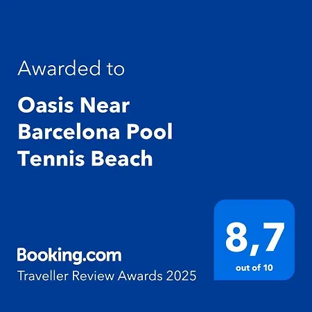 Apartment Oasis Near Barcelona Pool Tennis *